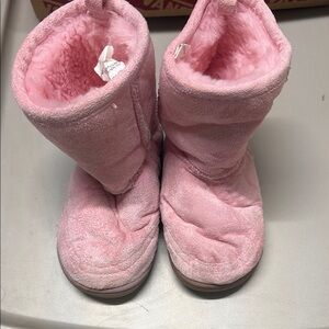 Cozy Pink Kids Boots